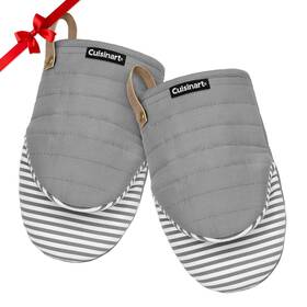 Amz-cu-mm102-cha Best Brands Cuisinart Mini Oven Mitts 5.5 Inch X8 Heat-resistant Kitchen For With Non-slip