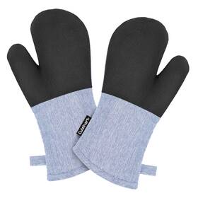 Amz-cu-om100-lbl Best Brands Cuisinart Kitchen Oven Mitts Heat-resistant For With Non