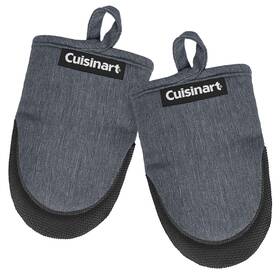 Amz-mm100-cu-cha Best Brands Cuisinart Mini Oven Mitts 5.5 Inch X 7 Heatresistant Kitchen For Wi