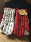 Better Homes Gardens Premium Kitchen Oven Mitts 100 Quilted Cotton With Thick Terry Cloth Lining S 635510756903