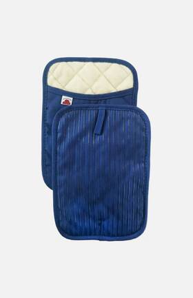 Big Red House 854459005358 Pot Holders For Kitchen Heat Resistant Set Of Two Dark Royal Blue