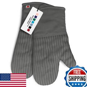 B07c1jjqkh Big Red House Silicone Oven Mitts Gray Set Of 2 12.5 Inch Heat Resistant To 536 F