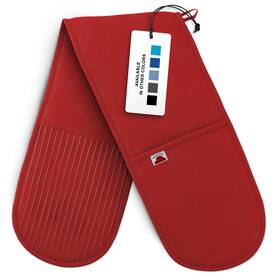 B08p7qzrnc Big Red House Double Oven Mitt Heat Resistant Kitchen Pot Holder Silicone Protection For