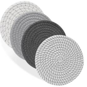 Billbotk 111768871364 7 Inch Trivets For Hot Dishes Pots And Pans 4 Heat Resistant Pad