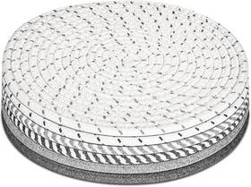 T-10-6 Billbotk 10 Inch Trivets For Hot Dishes Pots And Pans Set Of 6 Heat Gray