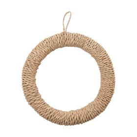 Bloomingville 191009416685 Unique Round Hand-woven Abaca Rope Trivet With Hanger D Cor Natural