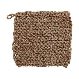 Bloomingville 191009439516 Inch Natural Jute Crocheted Pot Holder Square 8