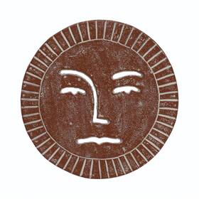 Bloomingville 191009476597 Round Cast Iron Debossed Sun Terra-cotta Color Trivet 8 Inch L X W 1 H T Bloomingville 191009476597 Round Cast Iron Debossed Sun Terra-cotta Color Trivet 8 Inch L X W 1 H T