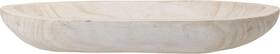Ah0453 Bloomingville Hand-carved Paulownia Wood Bowl With Whitewashed
