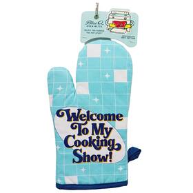 Blue Q 092657039625 Oven Mitt Kitchen Welcome To My Cooking Show Star Chef Nwt New