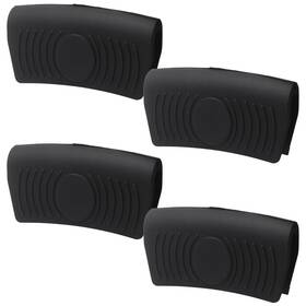 Jr240522016 Bonsicoky 2 Pair Silicone Assist Handle Holder - Heat Resistant Pot Covers Non