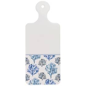 Boston International 704266208469 Ocean Life Coral Sea Blue 12 X 5.5 Inches Glossy Ceramic Charcuterie Platter