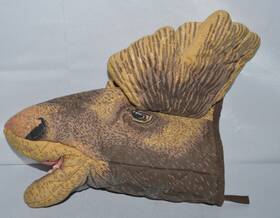 H104880 Boston Warehouse Trading Co Moose Head Oven Mitt