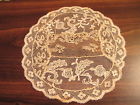 Invn-n29 Boudoir Net Center Doily French Table Lace Mat Antique Normandy Vanity