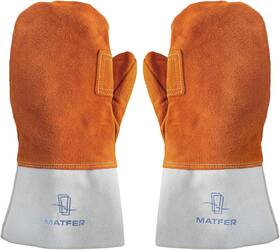 W735 Bourgeat Leather Protection/oven Mitts 8 Inch