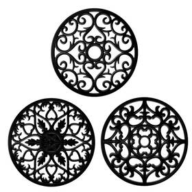 Boxiki Kitchen 628242552066 Silicone Trivet Mat Trivets For Hot Dishes Pads Microwave Pot A