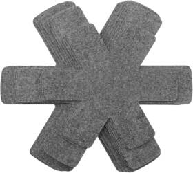 12pcs-10.2 Boyan 603996195417 Pot And Pan Protectors Set Of 12 3 12pcs-10.2/13.8/15inch Gray