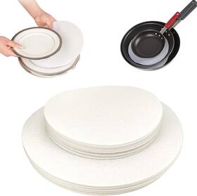 Mzd-50 Brand Tsbshum 50pcs Plate And Pan Protectors For Stacking Large Size Felt Dividers