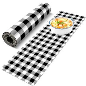 Ai-breling-2271 Breling Heat Resistant Table Runners Protector Black Buffalo Checkered Runner W
