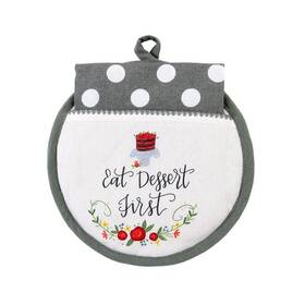 Brownlow Gifts 703800083821 Shannon Road Classic Kitchen Cotton Hot Pad/pot Holder And Tea