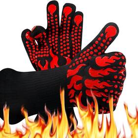 1472 Bryan Stove 772123295631 Ideal Outdoor Grill Glove Heat Resistant Up To Safety Oven Kitchen