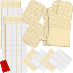 Bs-fg12-baking-beige Bskssk Oven Mitts Pot Holders Sets/kitchen Towels And Dishcloths Gloves Kitche