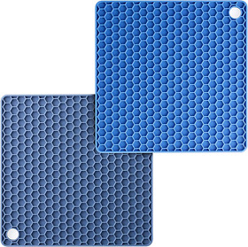 Btat Trivets For Hot Pots And Pans 2 Pack Silicone Trivet Plate