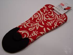 Built Ny 844983022907 Sizzler Oven Mitt Floral Red/white/black 14 Inch Nwt