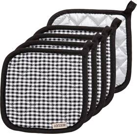Buzhan 445032090033 5 Pcs Pot Holders For Kitchen Cotton Potholers With Great Heat Resistance Hot