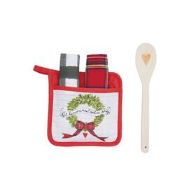 C&f Home 008246000945 Heaven Wreath Potholder Gift Set 15 X 25 2.5