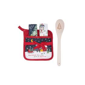 C&f Home 008246001027 Xmas Memories Potholder Gift Set 15 X 25 2.5