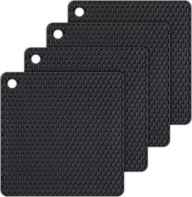 2349b Caketime Silicone Trivet Mats Hot Mat - Pads Robust Non Slip Coasters Heat Resistant