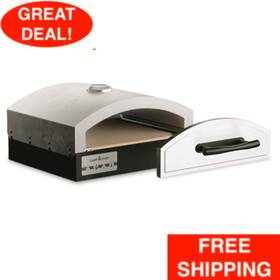 Wx2-743792 Camp Chef Italia Artisan Pizza Oven Accessory Built-in Temp Gauge Ceramic Stone
