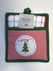Camz10194 Design Imports Dii Cotton Christmas Holiday Dish Towel Pot Holder