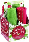 Camz10205 Dii Cotton Christmas Holiday Dish Towels Gift Set Perfect For