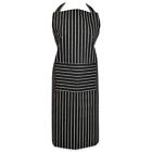 92753293594 Camz34512 Dii Cotton Professional Stripe Bib Chef Apron Unisex