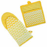 Camz34582 Design Imports Dii Yellow Chevron Kitchen Set