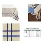 Camz35270 Tablecloths Cotton Machine Washable Everyday French Stripe Kitchen 738215352705