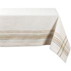 Camz36956 Cotton Machine Washable Everyday French Stripe Kitchen Tablecloth 738215369567