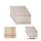 Camz37054 Cotton Machine Washable Everyday French Stripe Placemat Dinner 738215370549