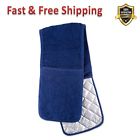 Camz38518 Dii Cotton Long Terry Double Oven Mitt Machine Washable Heat