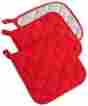 Camz75304 Dii Terry Potholder Set Of 3 Red Hot Pad New Kitchen Cooking Oven Mitt Pads
