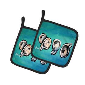 Carolines Treasures 198453224217 Martin Welch New Artwork Pair Of Pot Holders