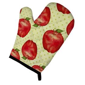 Carolines Treasures 638508882844 Watercolor Apples And Polkadots Oven Mitt