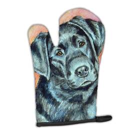 7177ovmt Carolines Treasures Black Labrador Oven Mitt Large Multicolor