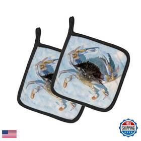 B01lwex28x Carolines Treasures 8011pthd Blue Crab Pair Of Pot Holders