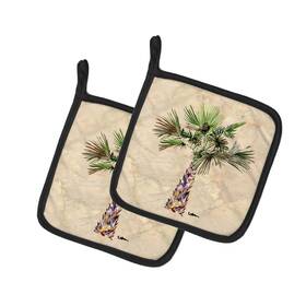 B01lwtcyg3 Carolines Treasures Palm Tree Pot Holders Oven Hot Pads Heat Resistant Insulate