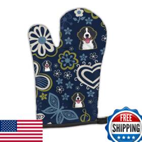 Bb5088ovmt Carolines Treasures B01n09xa34 Blue Flowers Bernese