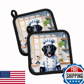 B0czy2xkzs Carolines Treasures Flat-coated Retriever The Chef Pair Of
