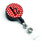 Cj1012-kbr Carolines Treasures Letter K Monogram Red Black Polka Dots